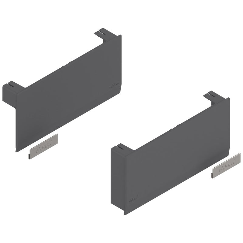 Blum AVENTOS HK top - Cover Cap Set - Dark Gray (TGR) - 22K8000.NA-TGR