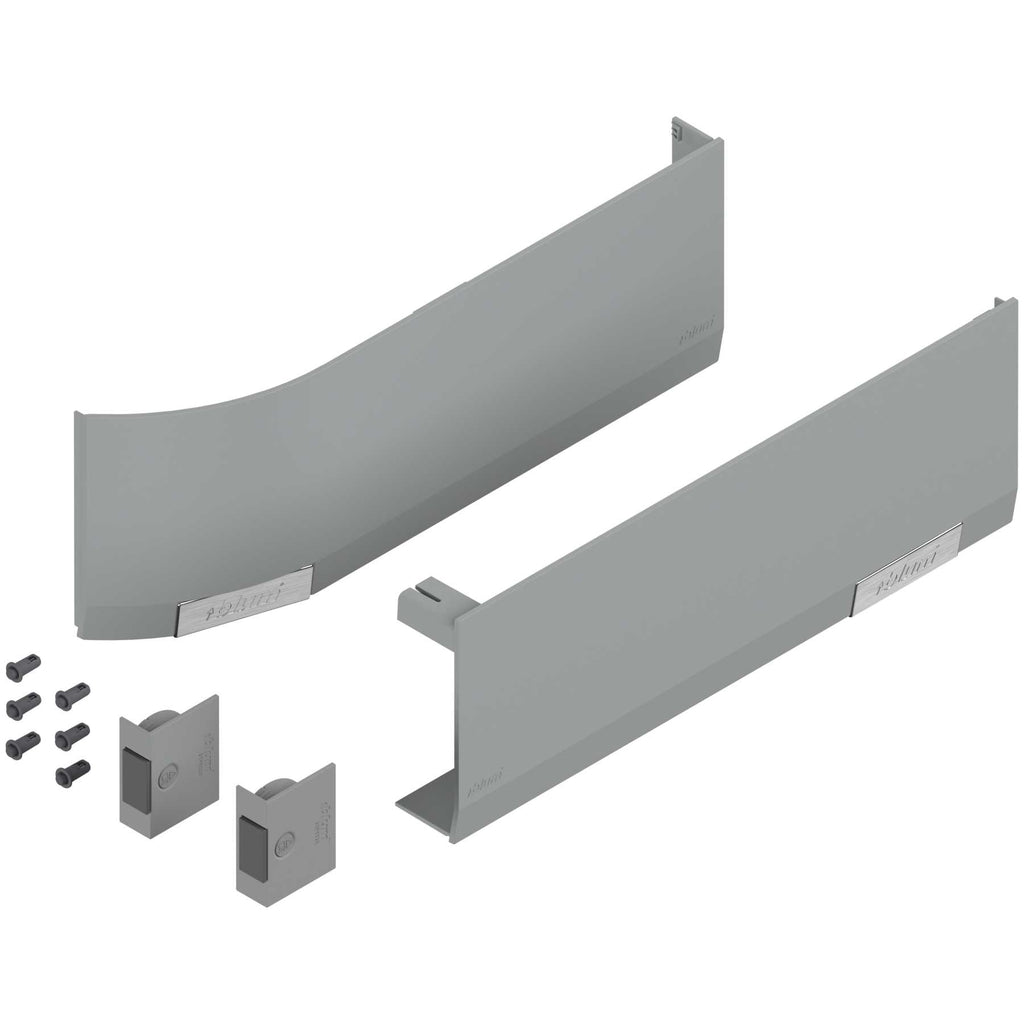 Blum AVENTOS top Cover Cap Set for SERVO-DRIVE - Light Gray (HGR) - 23.8000.NA