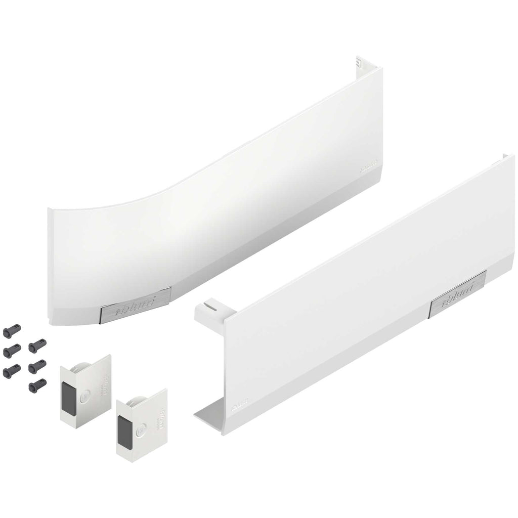 Blum AVENTOS top Cover Cap Set for SERVO-DRIVE - Silk White (SW) - 23.8000.NA