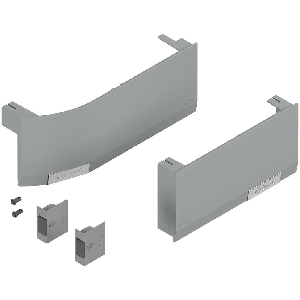 Blum SERVO-DRIVE for AVENTOS HK top - Cover Cap Set - Light Gray (HGR) - 23K8000.NA-HGR