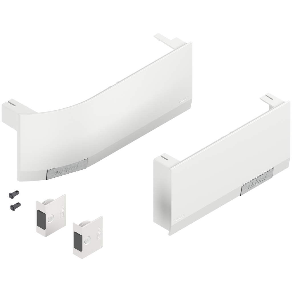 Blum SERVO-DRIVE for AVENTOS HK top - Cover Cap Set - Silk White (SW) - 23K8000.NA-SW