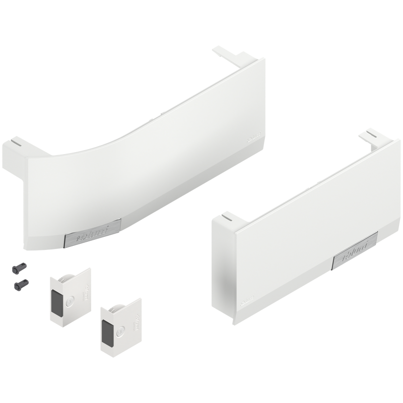 Blum SERVO-DRIVE for AVENTOS HK top - Cover Cap Set - Silk White (SW) - 23K8000.NA-SW