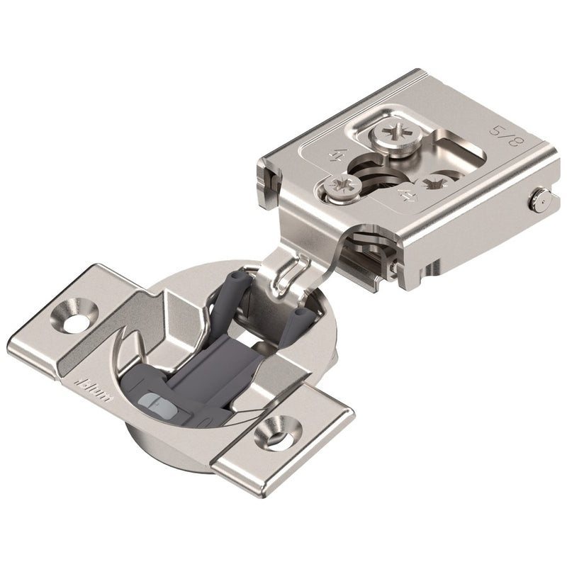 Blum COMPACT CLIP 30C2 105° 5/8" Overlay Soft Close Screw-on Face Frame Hinge - 30C255B.10