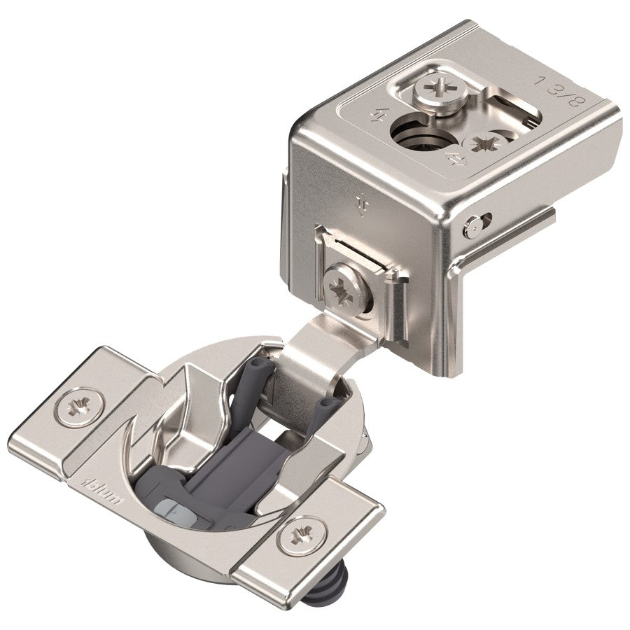 Blum COMPACT CLIP 31C3 110° 1-3/8" Overlay Soft Close Press-in Face Frame Hinge - 31C358B.22