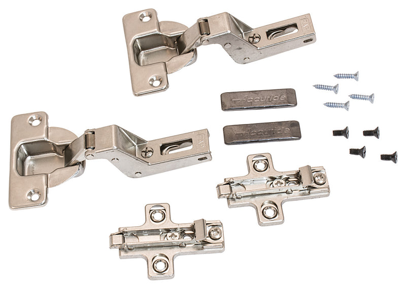 Accuride 4180-0313-XE 40mm Inset Thick Door Hinge Kit for 123 and 1234 Flipper Door Hardware