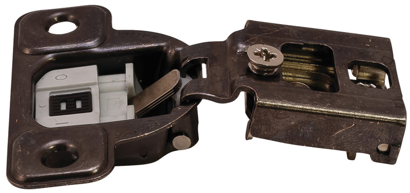 Salice Excentra 2 Cam 106° Soft Close 1/2" Overlay Screw-on Hinge - Titanium - CUP37D6