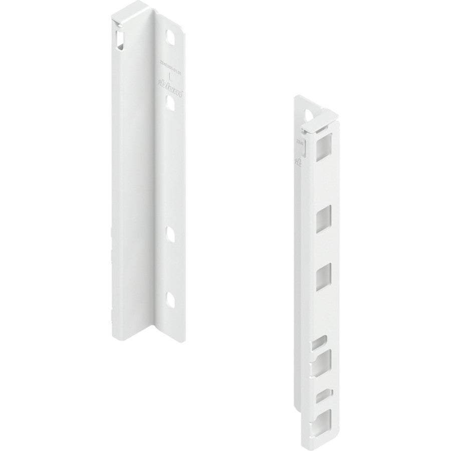 Blum MERIVOBOX ZB4E000S E Height Rear Fixing Bracket Set Silk White Matte (SW-M)