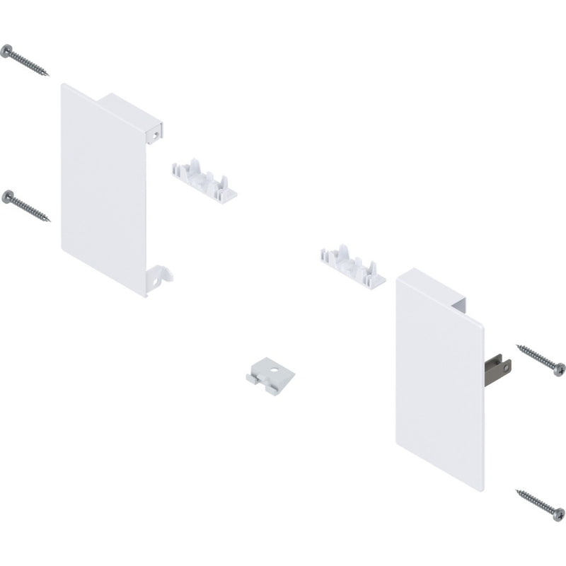 Blum MERIVOBOX ZI4.0MS1 Interior Rollout Front Piece Set Silk White Matte