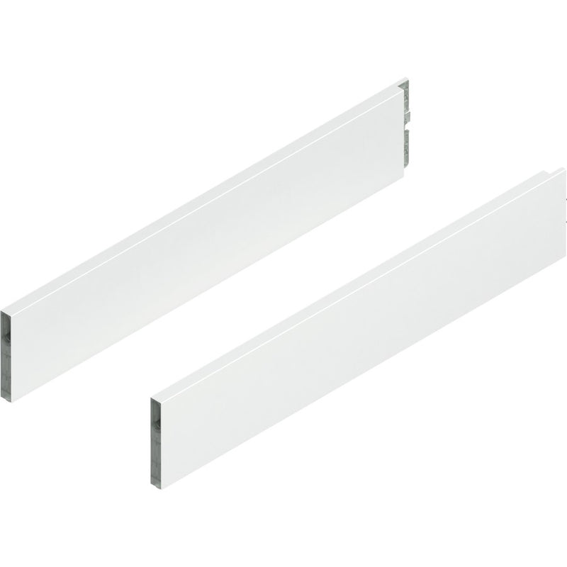 Blum MERIVOBOX ZL4.550S.E 22" (550mm) BOXCAP Set Silk White Matte