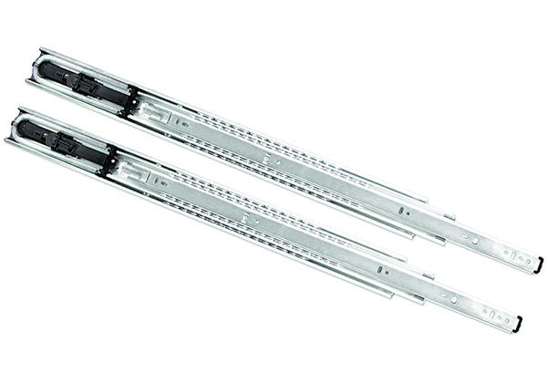 Accuride 3634EC-24 Heavy Duty Soft Close Overtravel Side Mount Slide - 24" - Zinc - C3634EC-24