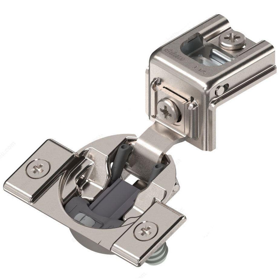 Blum COMPACT BLUMOTION, 1-1/4" overlay, Press-in Hinge - 39C358B.20
