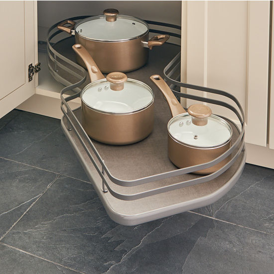 Rev-A-Shelf The Cloud Orion Gray Single Blind Corner - 21" - Right - 5371-21-FOG-R