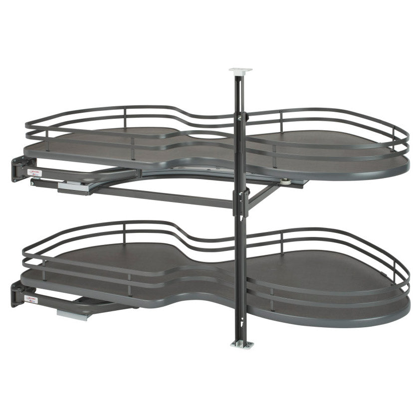 Rev-A-Shelf The Cloud Orion Gray Double Blind Corner - 21" - Left - 5372-21-FOG-L