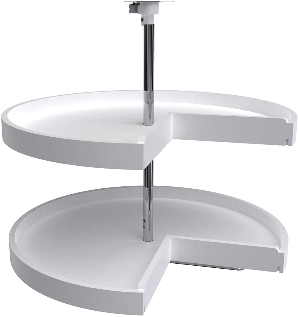 Rev-A-Shelf Pie Cut Polymer 2 Shelf Corner Lazy Susan - 28" - 6942-28-11-52 - FREE DOMESTIC SHIPPING