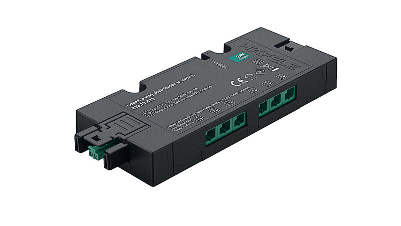 Häfele Loox5 Distributor, 6-way, box to box with switching function, 24 V - 833.77.833