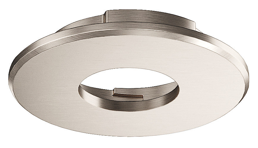Hafele Loox5 LED 2090/3090 Recess Mount Housing - Round - Stainless Steel Color - 833.89.228