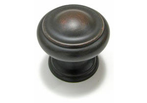 Knob - 1-3/16" Diameter - Brushed Oil Rubbed Bronze - BP8632142