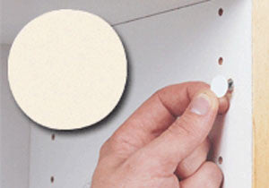 FastCap Screw Caps - PVC - Antique White - 9/16" - Box of 1040 - FC.SP.916.AW