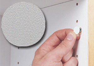 FastCap Screw Caps - PVC - Light Gray - 9/16" - Box of 1040 - FC.SP.916.LG