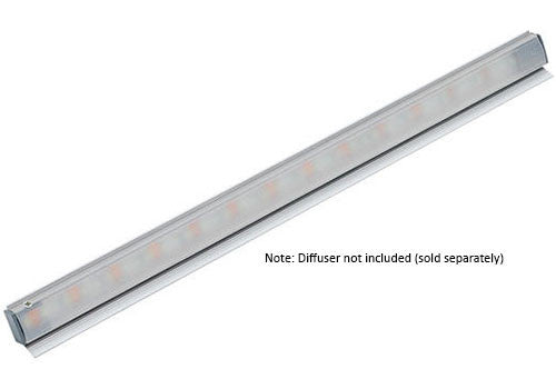 Tresco Infinex Extrusion - Angled - Satin Clear - 72" - L-XANG72-SC-1