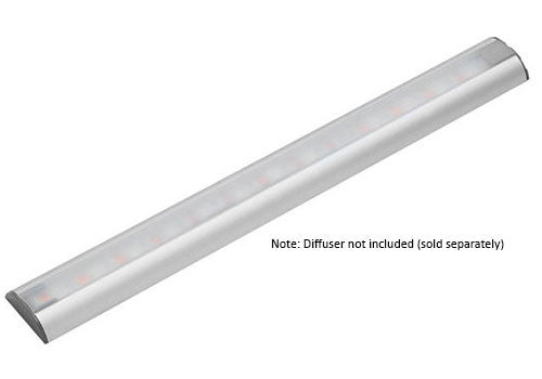 Tresco Infinex Extrusion - Curved - Satin Clear - 72" - L-XCRV72-SC-1