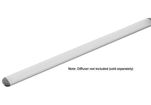 Tresco Infinex Extrusion - Recessed - Satin Clear - 72" - L-XREC72-SC-1