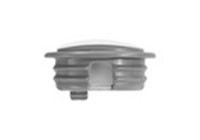 Tresco Infinex Recessed End Cap Set - Gray - L-XRECECP-GY-1