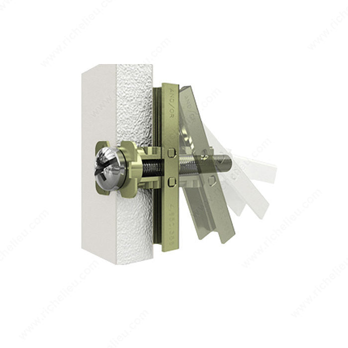 Snap Toggle Wall Anchors - Box of 20 with 1/2" Bit Included - TGST316212VDJ