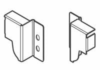 Blum TANDEMBOX Rear Fixing Bracket Set - N Height - Gray - Z30N000S.04
