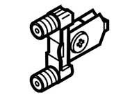 Blum TANDEMBOX Front Fixing Bracket - INSERTA - ZSF.3902