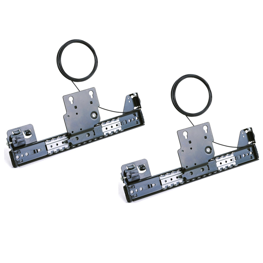 Accuride 1432 Series Light Duty Anti-Rack Slide without Hinges for Tall Pocket Doors - Pair - 12" - CB1432-12D