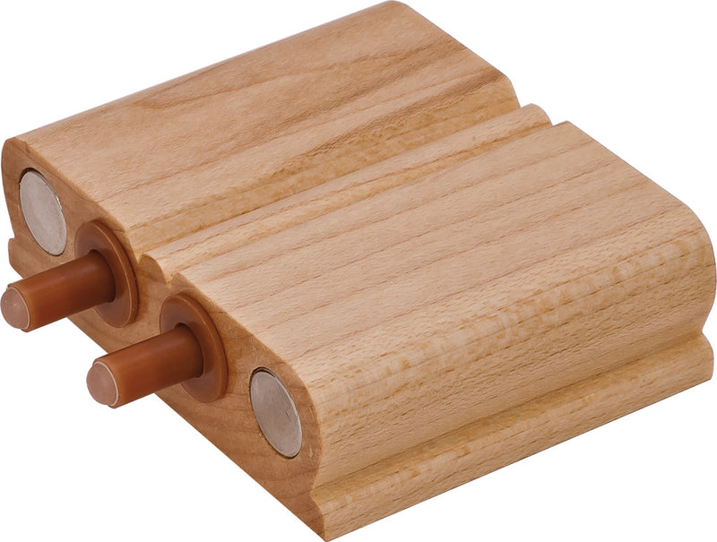 Soft Blocks Door Stop For Double Doors - Maple with Clear Coat - 356.31.120