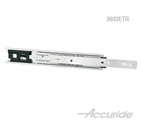 Accuride 3832ETR Series Touch Release Side Mount Drawer Slide - 16" - Zinc - C3832-E16TR