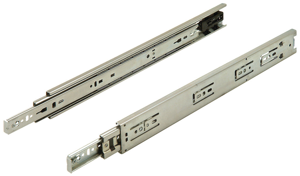 Accuride 3834ESC Series Side Mount Drawer Slide with Self-Close and Lever Disconnect - 14" - Zinc - C3834-E14SC