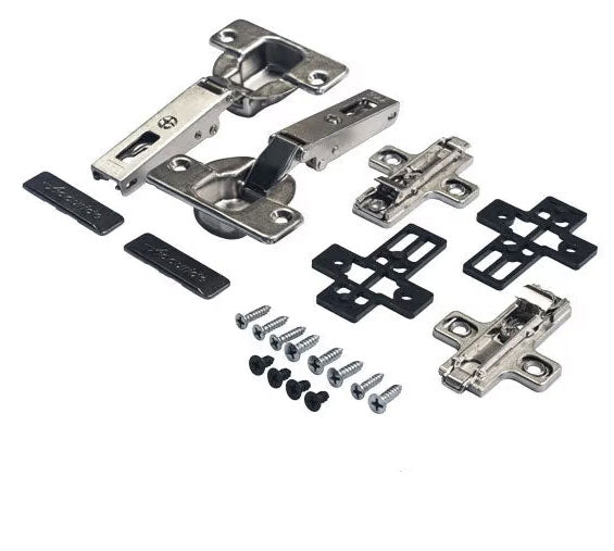 Accuride 4180-0292-XE 40mm Overlay Hinge Kit for 1332/1432 Flipper Door Hardware