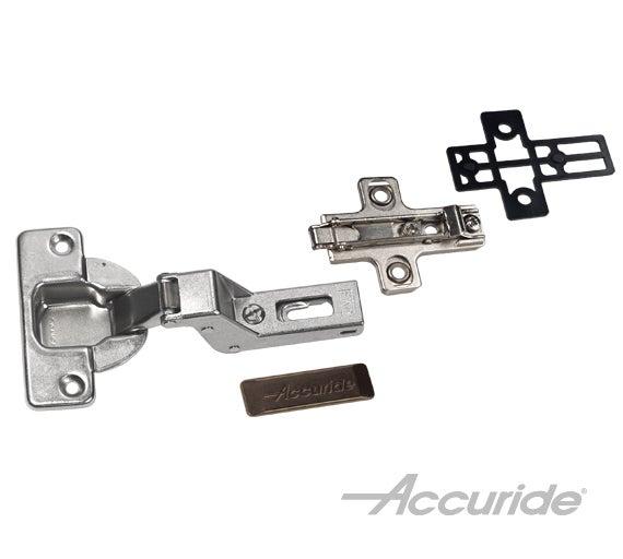 Accuride 4180-0394-XE 40mm Inset Thick Door Hinge Kit for 1432 Flipper Door Hardware
