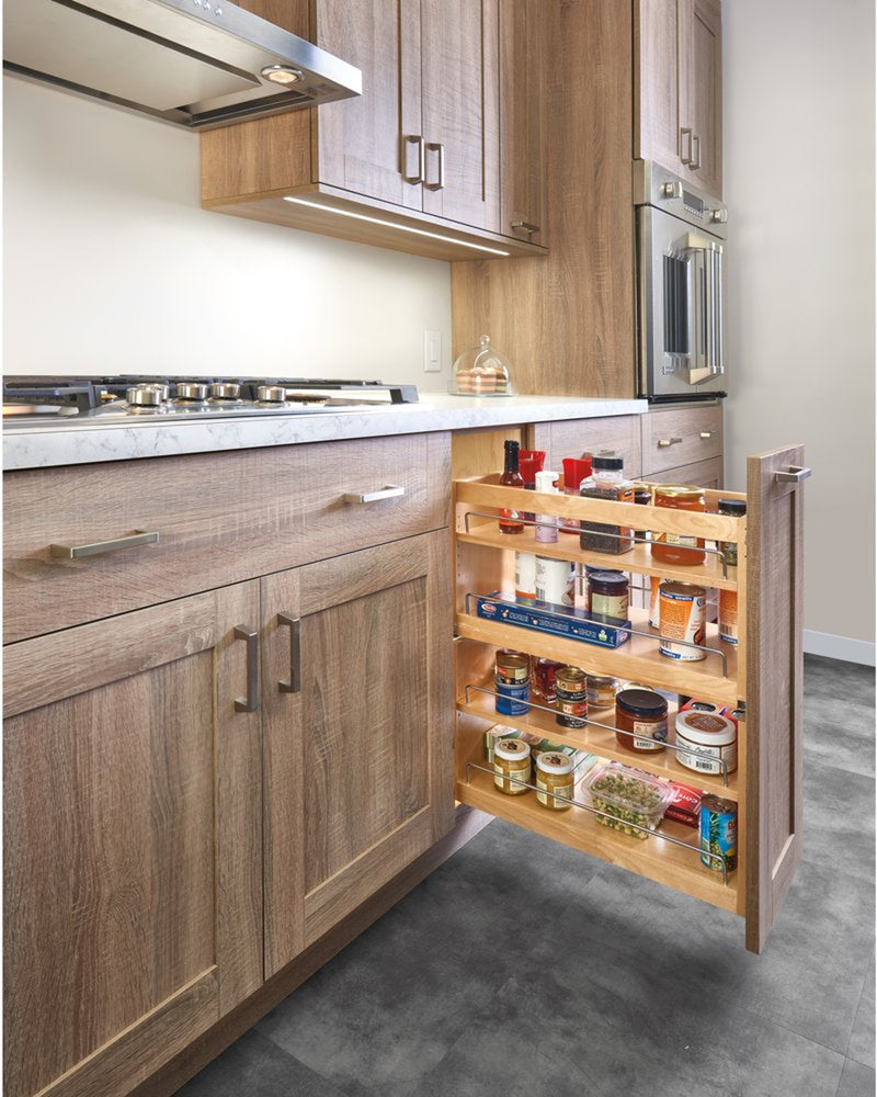 Rev-A-Shelf 449-BCSC-7C Side and Bottom Mount Base Pullout w/BLUMOTION Soft-Close