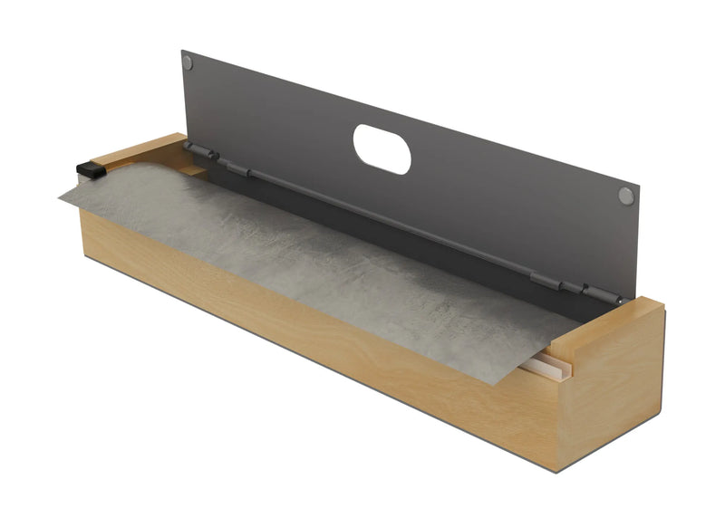 Rev-A-Shelf 16" Gray Foil Wrap Insert w/ Sliding Cutting Blade - 4FWI-16-14-1