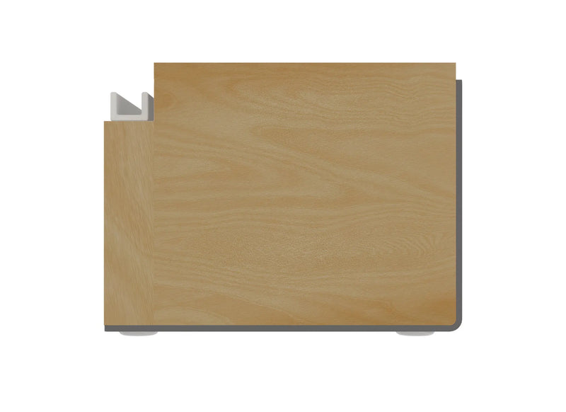 Rev-A-Shelf 16" Gray Foil Wrap Insert w/ Sliding Cutting Blade - 4FWI-16-14-1