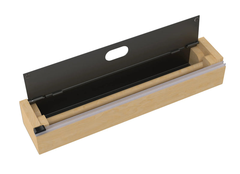Rev-A-Shelf 16" Black Foil Wrap Insert w/ Sliding Cutting Blade - 4FWI-16-18-1