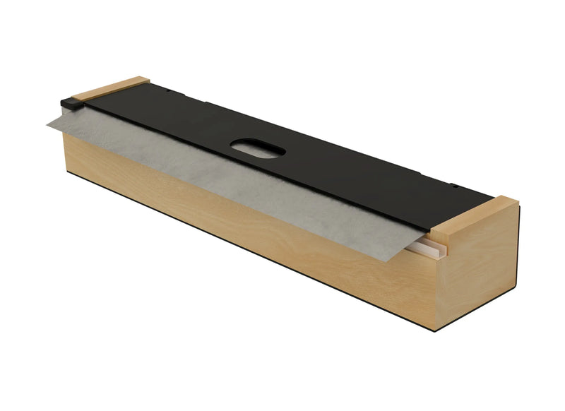 Rev-A-Shelf 16" Black Foil Wrap Insert w/ Sliding Cutting Blade - 4FWI-16-18-1