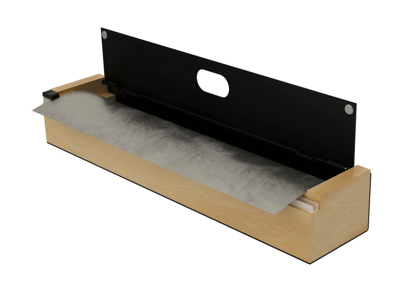 Rev-A-Shelf 16" Black Foil Wrap Insert w/ Sliding Cutting Blade - 4FWI-16-18-1