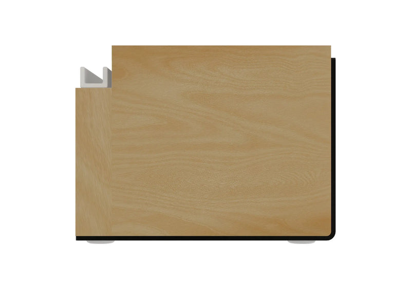 Rev-A-Shelf 16" Black Foil Wrap Insert w/ Sliding Cutting Blade - 4FWI-16-18-1
