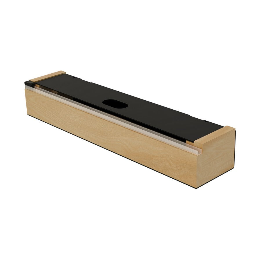 Rev-A-Shelf 16" Black Foil Wrap Insert w/ Sliding Cutting Blade - 4FWI-16-18-1