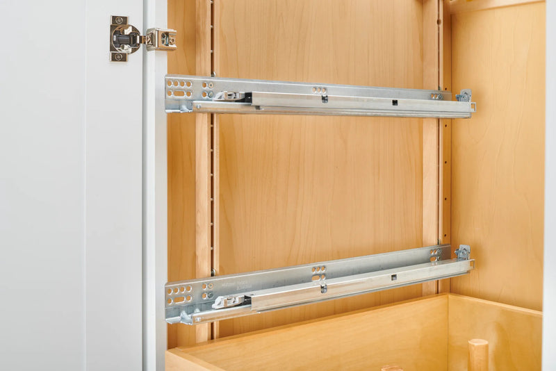 Rev-A-Shelf (4) 19-11/16" x 7/8" Wood Pilaster Uprights and (2) Pilaster Hardware sets -  4PIL-20-088-1