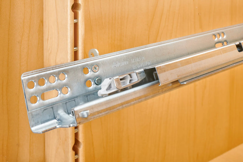 Rev-A-Shelf (8) stackable 27-1⁄4" x 1-1/8" Wood Pilaster Uprights and (5) Pilaster Hardware sets - 4PIL-54-113-1