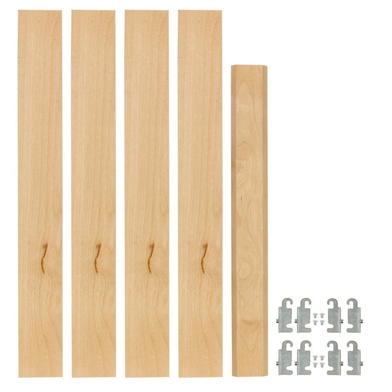 Rev-A-Shelf (4) 19-11/16" x 2-3/8" Wood Pilaster Uprights and (2) Pilaster Hardware sets -  4PIL-20-238-1