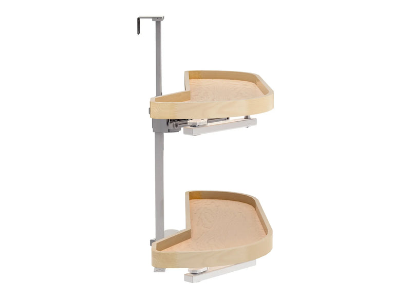 Rev-A-Shelf Maple Two-Tier Classic Girasolo w/ Soft-Close for 12" Right Opening/Blind Left Corner Cabinets 4WLS87-12-R