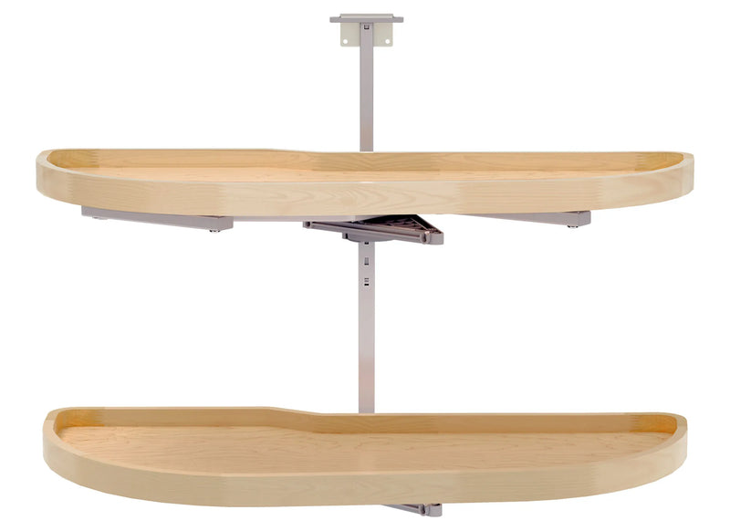 Rev-A-Shelf Maple Two-Tier Classic Girasolo w/ Soft-Close for 18" Right Opening/Blind Left Corner Cabinets 4WLS87-18-R
