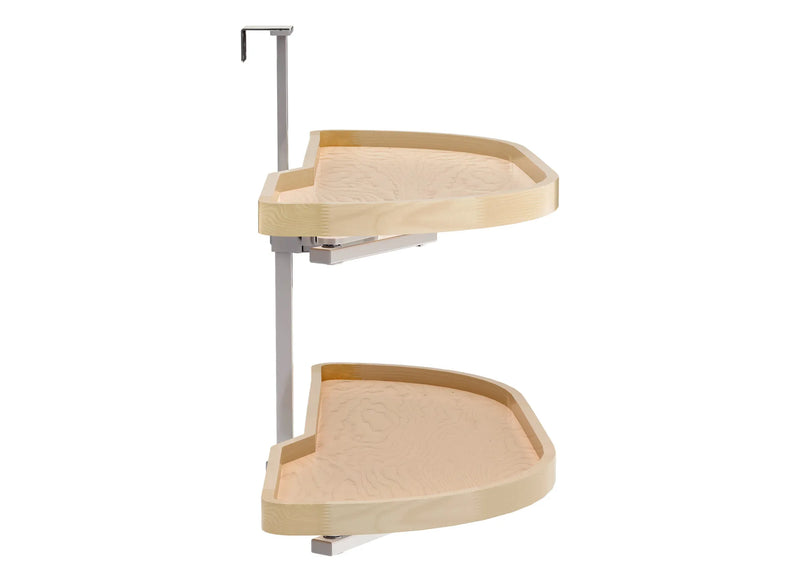 Rev-A-Shelf Maple Two-Tier Classic Girasolo w/ Soft-Close for 18" Right Opening/Blind Left Corner Cabinets 4WLS87-18-R